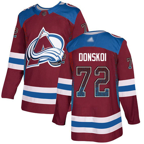 Adidas Avalanche #72 Joonas Donskoi Burgundy Home Authentic Drift Fashion Stitched NHL Jersey Adidas Avalanche #72 Joonas Donskoi Burgundy Home Authentic Drift Fashion Stitched NHL Jersey