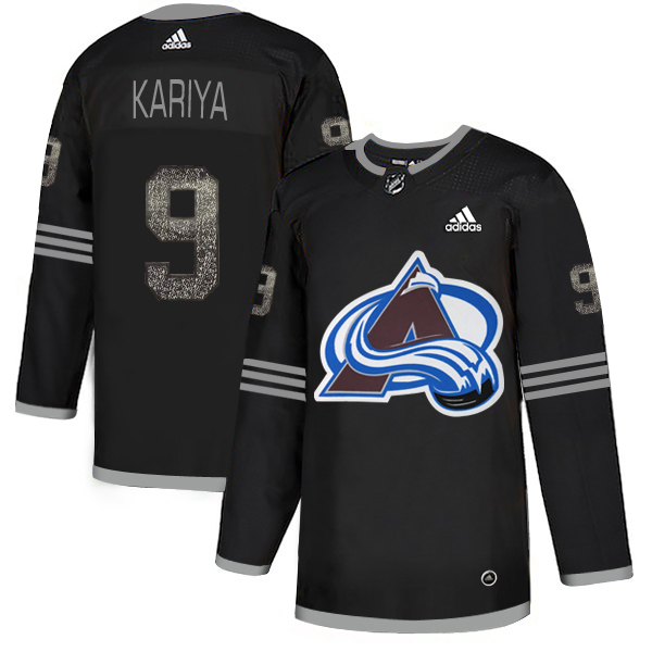 Adidas Avalanche #9 Paul Kariya Black Authentic Classic Stitched NHL Jersey Adidas Avalanche #9 Paul Kariya Black Authentic Classic Stitched NHL Jersey