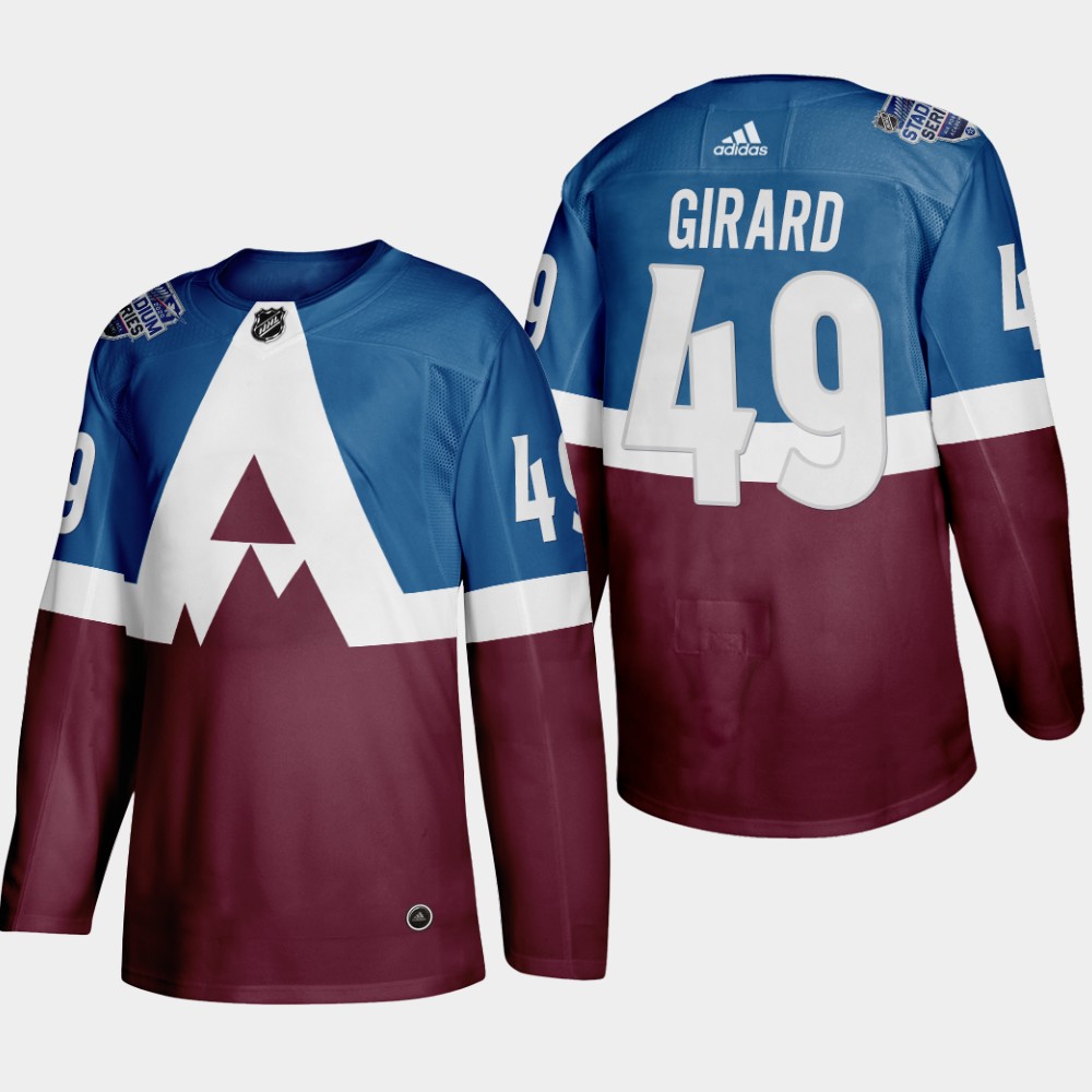Adidas Colorado Avalanche #49 Samuel Girard Men's 2020 Stadium Series Burgundy Stitched NHL Jersey Adidas Colorado Avalanche #49 Samuel Girard Men's 2020 Stadium Series Burgundy Stitched NHL Jersey