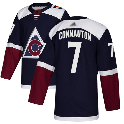 Adidas Avalanche #7 Kevin Connauton Navy Alternate Authentic Stitched NHL Jersey Adidas Avalanche #7 Kevin Connauton Navy Alternate Authentic Stitched NHL Jersey