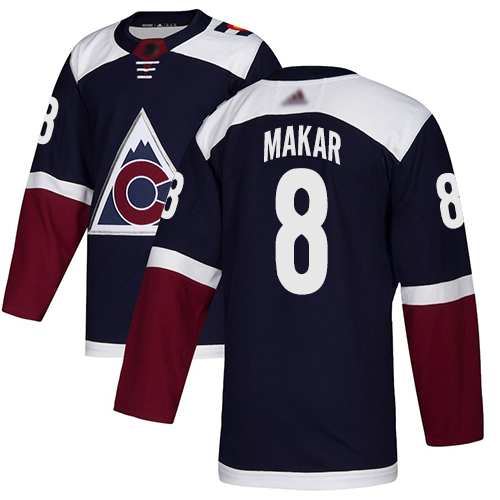 Adidas Avalanche #8 Cale Makar Navy Alternate Authentic Stitched NHL Jersey Adidas Avalanche #8 Cale Makar Navy Alternate Authentic Stitched NHL Jersey