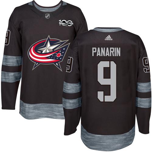 Adidas Blue Jackets #9 Artemi Panarin Black 1917-2017 100th Anniversary Stitched NHL Jersey Adidas Blue Jackets #9 Artemi Panarin Black 1917-2017 100th Anniversary Stitched NHL Jersey