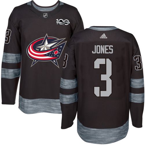 Adidas Blue Jackets #3 Seth Jones Black 1917-2017 100th Anniversary Stitched NHL Jersey Adidas Blue Jackets #3 Seth Jones Black 1917-2017 100th Anniversary Stitched NHL Jersey