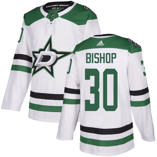 Adidas Stars #30 Ben Bishop White Road Authentic Stitched NHL Jersey Adidas Stars #30 Ben Bishop White Road Authentic Stitched NHL Jersey