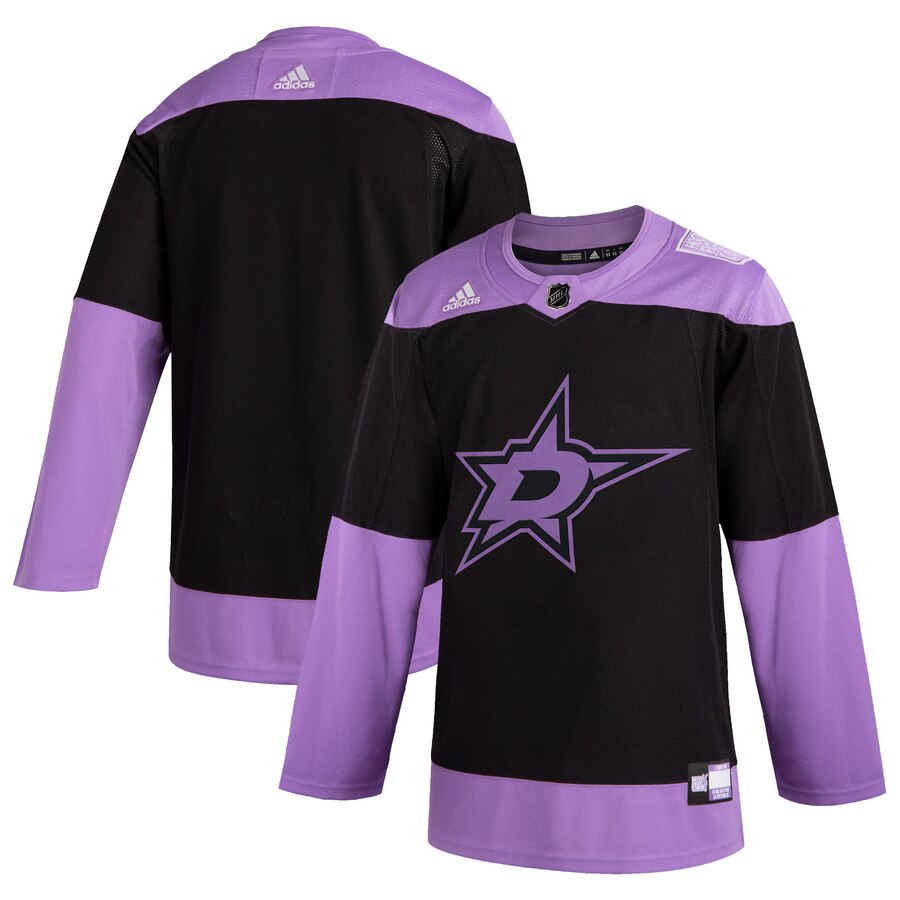 Dallas Stars Adidas Hockey Fights Cancer Practice Jersey Black Dallas Stars Adidas Hockey Fights Cancer Practice Jersey Black