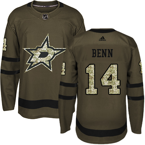 Adidas Stars #14 Jamie Benn Green Salute to Service Stitched NHL Jersey Adidas Stars #14 Jamie Benn Green Salute to Service Stitched NHL Jersey