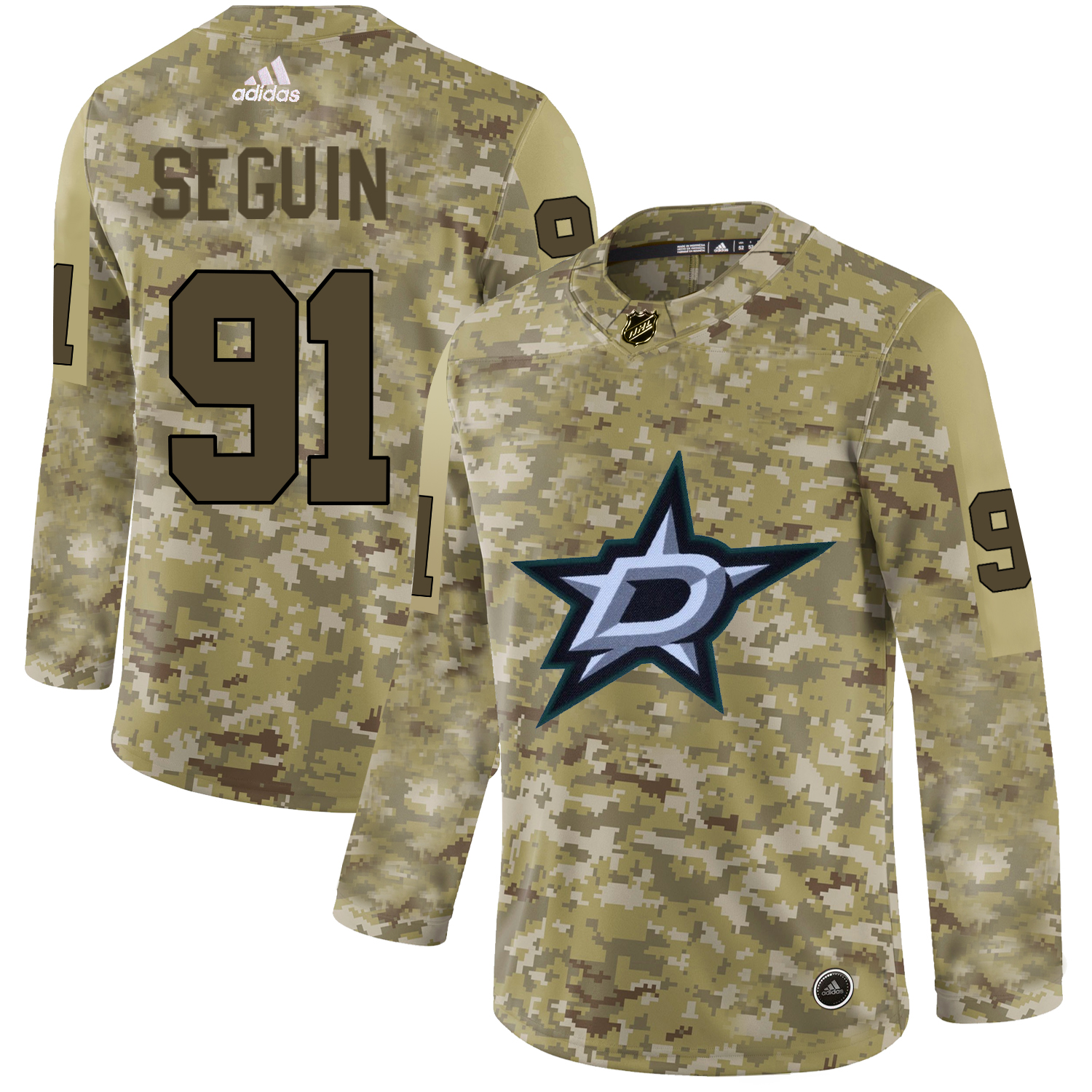 Adidas Stars #91 Tyler Seguin Camo Authentic Stitched NHL Jersey Adidas Stars #91 Tyler Seguin Camo Authentic Stitched NHL Jersey