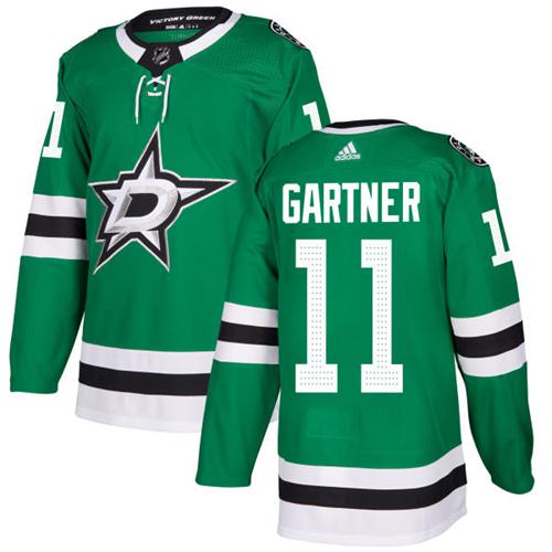 Adidas Stars #11 Mike Gartner Green Home Authentic Stitched NHL Jersey Adidas Stars #11 Mike Gartner Green Home Authentic Stitched NHL Jersey
