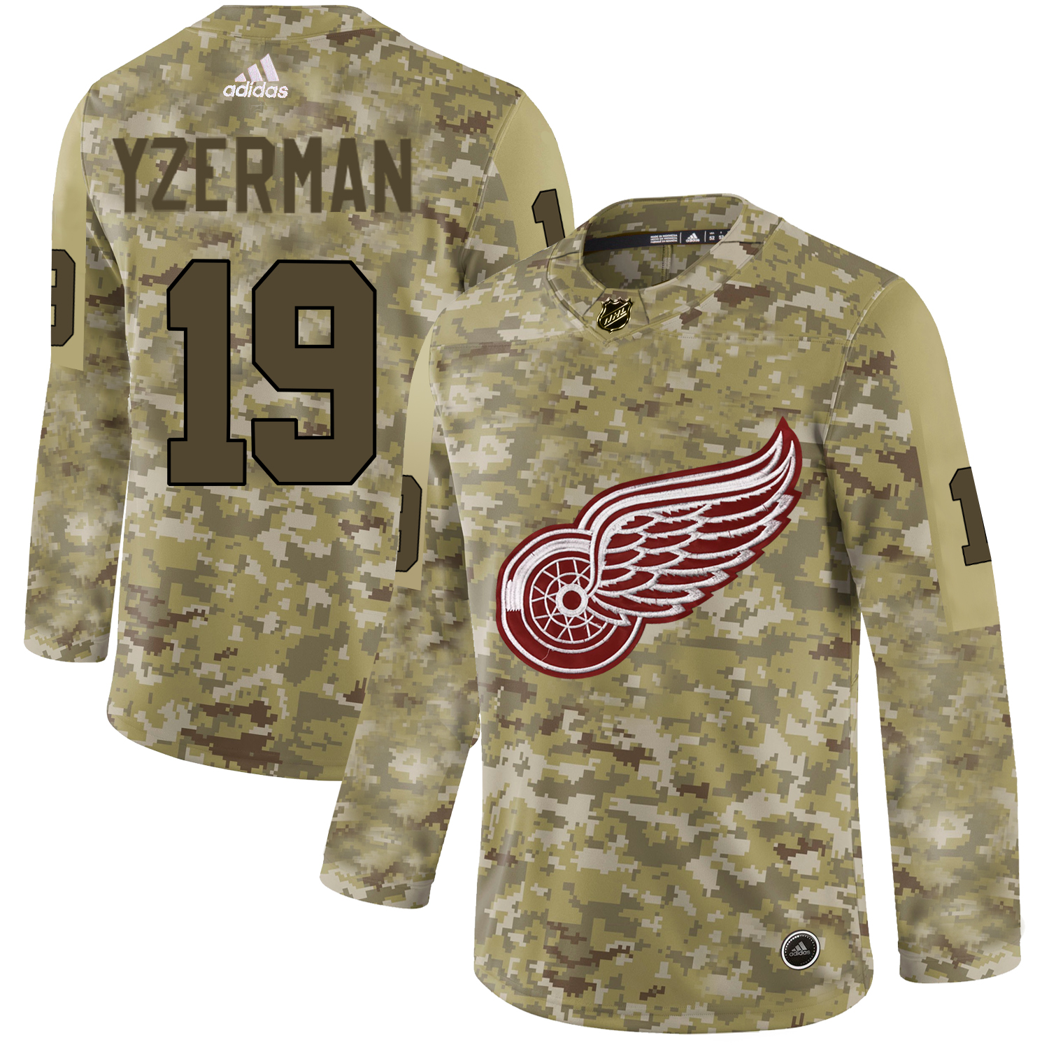 Adidas Red Wings #19 Steve Yzerman Camo Authentic Stitched NHL Jersey Adidas Red Wings #19 Steve Yzerman Camo Authentic Stitched NHL Jersey