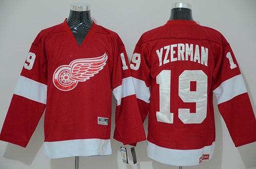 Red Wings #19 Steve Yzerman Red CCM Stitched NHL Jersey Red Wings #19 Steve Yzerman Red CCM Stitched NHL Jersey