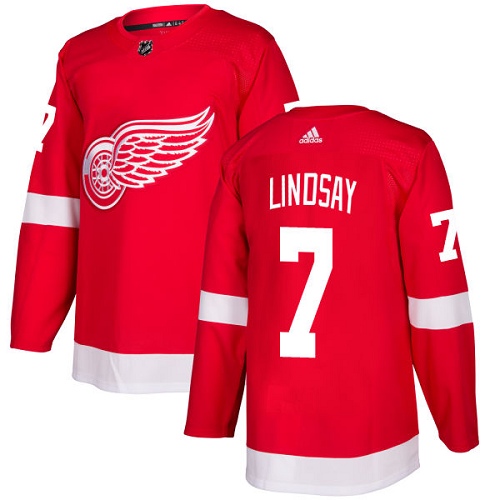 Adidas Red Wings #7 Ted Lindsay Red Home Authentic Stitched NHL Jersey Adidas Red Wings #7 Ted Lindsay Red Home Authentic Stitched NHL Jersey