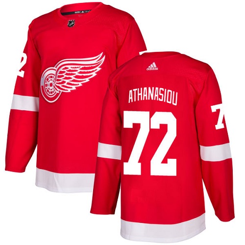 Adidas Red Wings #72 Andreas Athanasiou Red Home Authentic Stitched NHL Jersey Adidas Red Wings #72 Andreas Athanasiou Red Home Authentic Stitched NHL Jersey