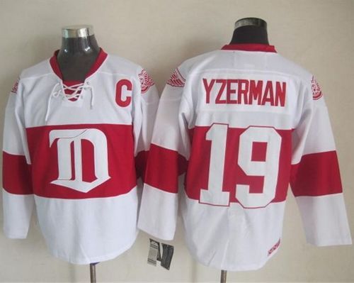 Red Wings #19 Steve Yzerman White Winter Classic CCM Throwback Stitched NHL Jersey Red Wings #19 Steve Yzerman White Winter Classic CCM Throwback Stitched NHL Jersey