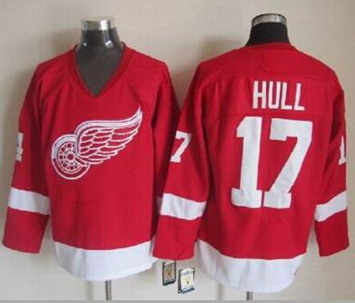 Red Wings #17 Brett Hull Red CCM Throwback Stitched NHL Jersey Red Wings #17 Brett Hull Red CCM Throwback Stitched NHL Jersey