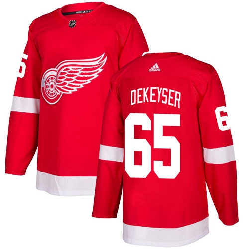Adidas Red Wings #65 Danny DeKeyser Red Home Authentic Stitched NHL Jersey Adidas Red Wings #65 Danny DeKeyser Red Home Authentic Stitched NHL Jersey