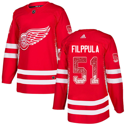 Adidas Red Wings #51 Valtteri Filppula Red Home Authentic Drift Fashion Stitched NHL Jersey Adidas Red Wings #51 Valtteri Filppula Red Home Authentic Drift Fashion Stitched NHL Jersey
