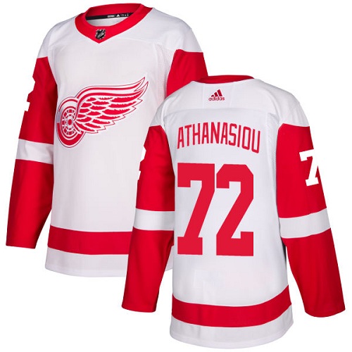 Adidas Red Wings #72 Andreas Athanasiou White Road Authentic Stitched NHL Jersey Adidas Red Wings #72 Andreas Athanasiou White Road Authentic Stitched NHL Jersey