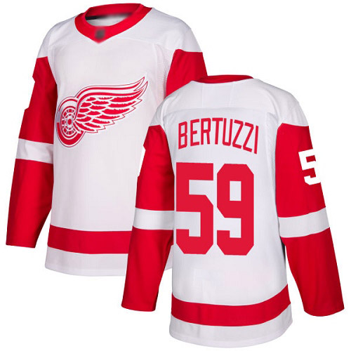 Adidas Red Wings #59 Tyler Bertuzzi White Road Authentic Stitched NHL Jersey Adidas Red Wings #59 Tyler Bertuzzi White Road Authentic Stitched NHL Jersey