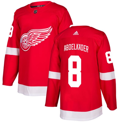 Adidas Red Wings #8 Justin Abdelkader Red Home Authentic Stitched NHL Jersey Adidas Red Wings #8 Justin Abdelkader Red Home Authentic Stitched NHL Jersey