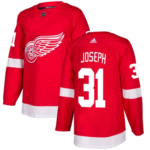 Adidas Red Wings #31 Curtis Joseph Red Home Authentic Stitched NHL Jersey Adidas Red Wings #31 Curtis Joseph Red Home Authentic Stitched NHL Jersey
