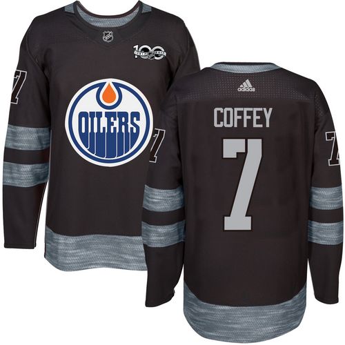 Adidas Oilers #7 Paul Coffey Black 1917-2017 100th Anniversary Stitched NHL Jersey Adidas Oilers #7 Paul Coffey Black 1917-2017 100th Anniversary Stitched NHL Jersey