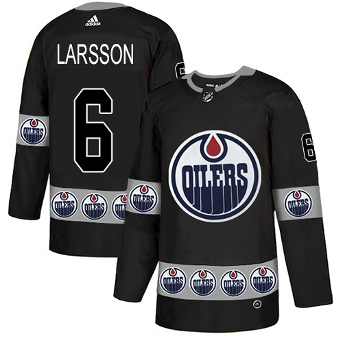 Adidas Oilers #6 Adam Larsson Black Authentic Team Logo Fashion Stitched NHL Jersey Adidas Oilers #6 Adam Larsson Black Authentic Team Logo Fashion Stitched NHL Jersey