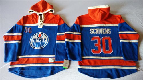 Oilers #30 Ben Scrivens Light Blue Sawyer Hooded Sweatshirt Stitched NHL Jersey Oilers #30 Ben Scrivens Light Blue Sawyer Hooded Sweatshirt Stitched NHL Jersey
