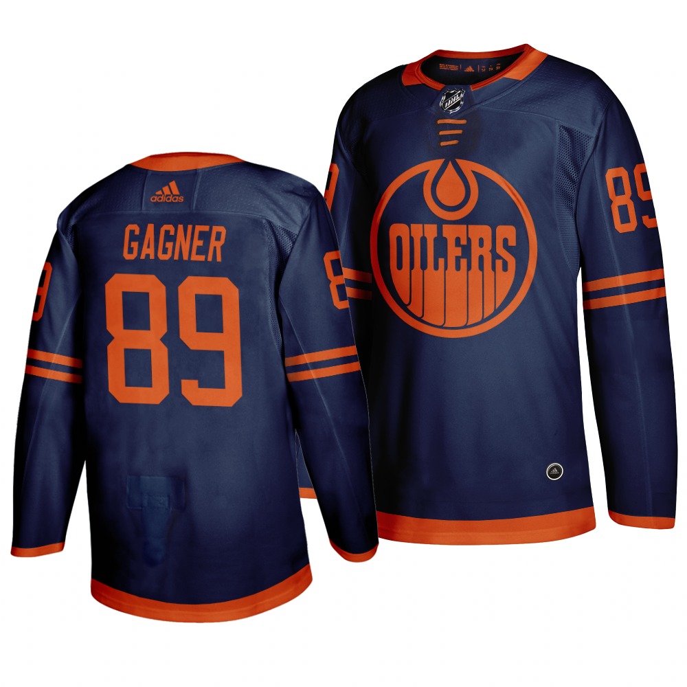 Edmonton Oilers #89 Sam Gagner Blue 2019-20 Third Alternate Jersey Edmonton Oilers #89 Sam Gagner Blue 2019-20 Third Alternate Jersey