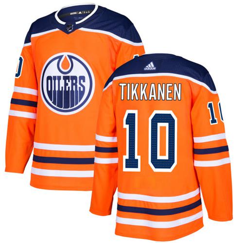 Adidas Oilers #10 Esa Tikkanen Orange Home Authentic Stitched NHL Jersey Adidas Oilers #10 Esa Tikkanen Orange Home Authentic Stitched NHL Jersey