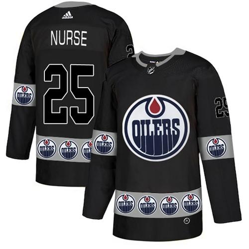 Adidas Oilers #25 Darnell Nurse Black Authentic Team Logo Fashion Stitched NHL Jersey Adidas Oilers #25 Darnell Nurse Black Authentic Team Logo Fashion Stitched NHL Jersey