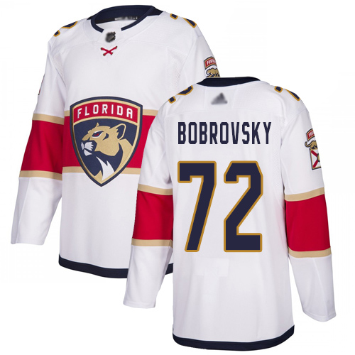 Adidas Panthers #72 Sergei Bobrovsky White Road Authentic Stitched NHL Jersey Adidas Panthers #72 Sergei Bobrovsky White Road Authentic Stitched NHL Jersey