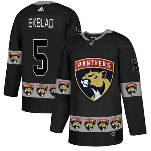 Adidas Panthers #5 Aaron Ekblad Black Authentic Team Logo Fashion Stitched NHL Jersey Adidas Panthers #5 Aaron Ekblad Black Authentic Team Logo Fashion Stitched NHL Jersey