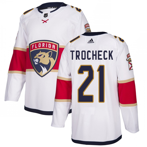 Adidas Panthers #21 Vincent Trocheck White Road Authentic Stitched NHL Jersey Adidas Panthers #21 Vincent Trocheck White Road Authentic Stitched NHL Jersey