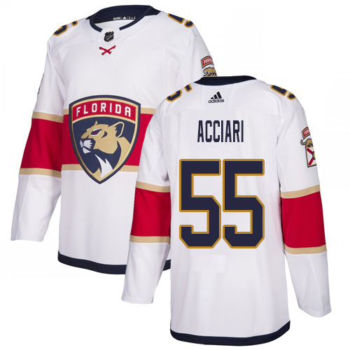 Adidas Panthers #55 Noel Acciari White Road Authentic Stitched NHL Jersey Adidas Panthers #55 Noel Acciari White Road Authentic Stitched NHL Jersey