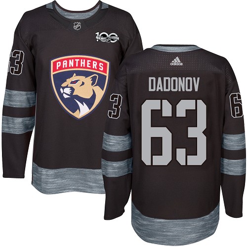 Adidas Panthers #63 Evgenii Dadonov Black 1917-2017 100th Anniversary Stitched NHL Jersey Adidas Panthers #63 Evgenii Dadonov Black 1917-2017 100th Anniversary Stitched NHL Jersey
