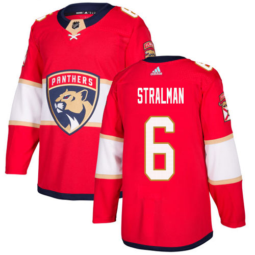 Adidas Panthers #6 Anton Stralman Red Home Authentic Stitched NHL Jersey Adidas Panthers #6 Anton Stralman Red Home Authentic Stitched NHL Jersey