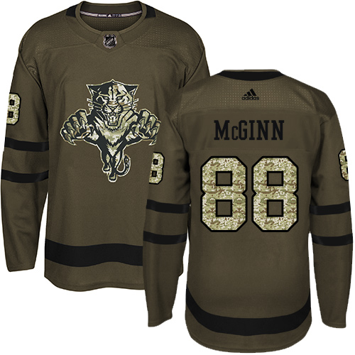 Adidas Panthers #88 Jamie McGinn Green Salute to Service Stitched NHL Jersey Adidas Panthers #88 Jamie McGinn Green Salute to Service Stitched NHL Jersey