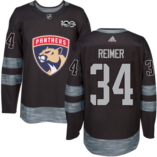 Adidas Panthers #34 James Reimer Black 1917-2017 100th Anniversary Stitched NHL Jersey Adidas Panthers #34 James Reimer Black 1917-2017 100th Anniversary Stitched NHL Jersey