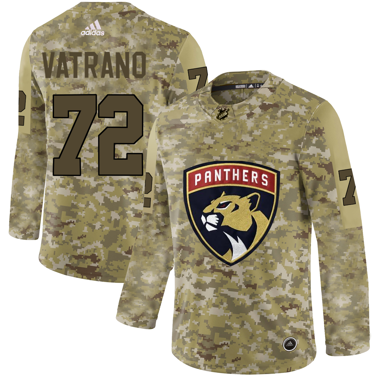 Adidas Panthers #72 Frank Vatrano Camo Authentic Stitched NHL Jersey Adidas Panthers #72 Frank Vatrano Camo Authentic Stitched NHL Jersey