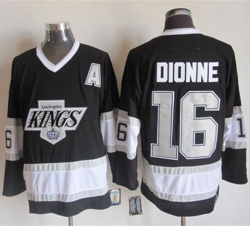 Kings #16 Marcel Dionne Black CCM Throwback Stitched NHL Jersey Kings #16 Marcel Dionne Black CCM Throwback Stitched NHL Jersey