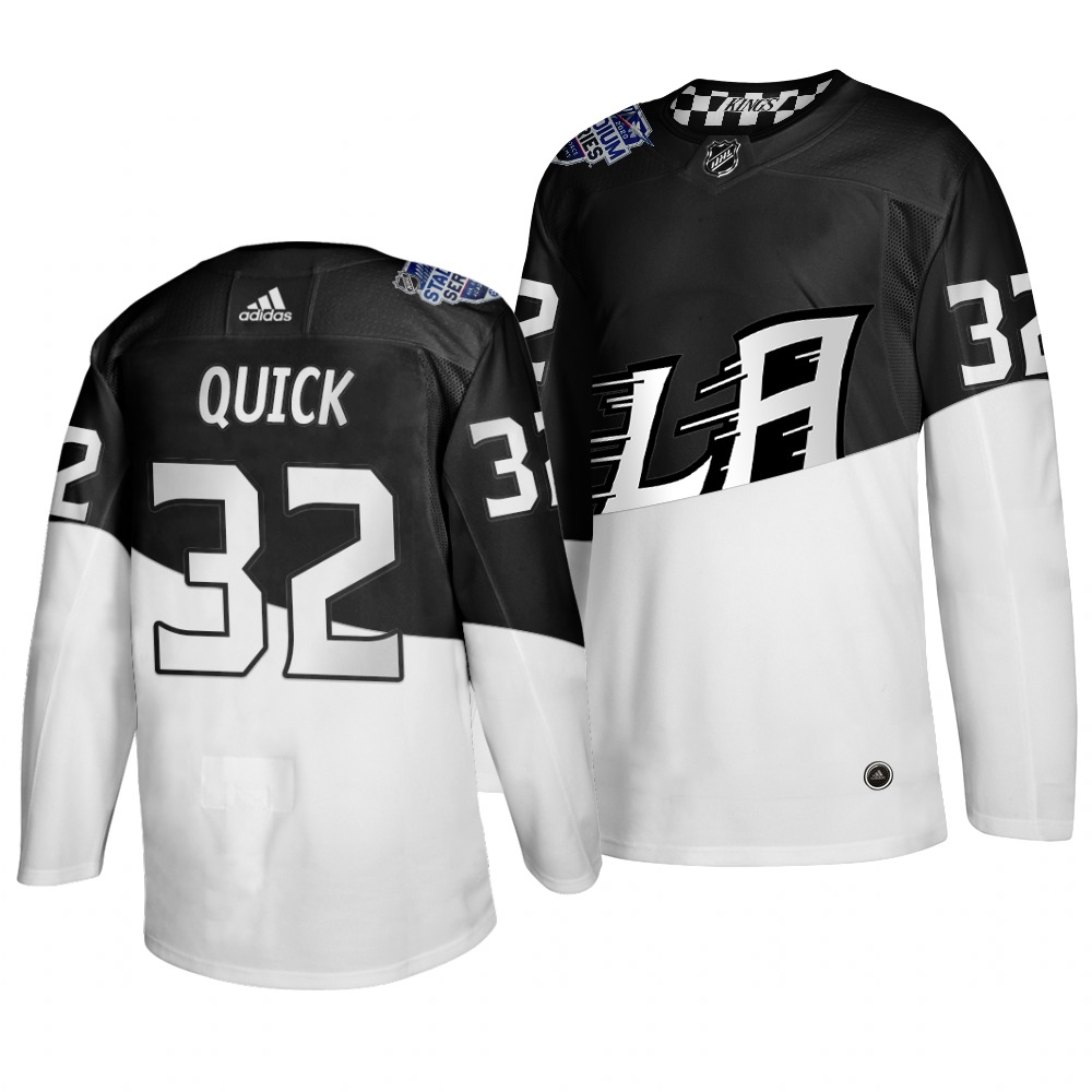 Adidas Los Angeles Kings #32 Jonathan Quick Men's 2020 Stadium Series White Black Stitched NHL Jersey
