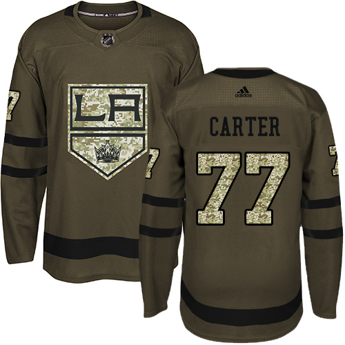 Adidas Kings #77 Jeff Carter Green Salute to Service Stitched NHL Jersey Adidas Kings #77 Jeff Carter Green Salute to Service Stitched NHL Jersey