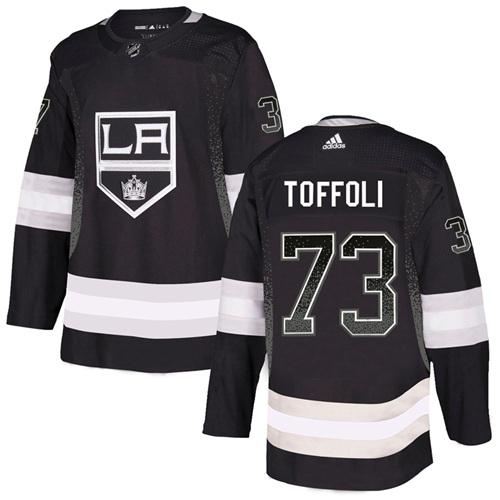 Adidas Kings #73 Tyler Toffoli Black Home Authentic Drift Fashion Stitched NHL Jersey Adidas Kings #73 Tyler Toffoli Black Home Authentic Drift Fashion Stitched NHL Jersey