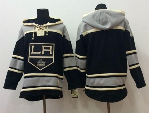 Kings Blank Black Sawyer Hooded Sweatshirt Stitched NHL Jersey Kings Blank Black Sawyer Hooded Sweatshirt Stitched NHL Jersey
