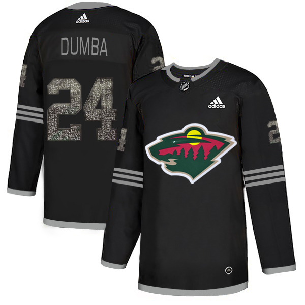 Adidas Wild #24 Matt Dumba Black Authentic Classic Stitched NHL Jersey Adidas Wild #24 Matt Dumba Black Authentic Classic Stitched NHL Jersey