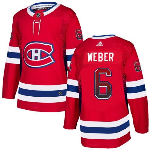 Adidas Canadiens #6 Shea Weber Red Home Authentic Drift Fashion Stitched NHL Jersey Adidas Canadiens #6 Shea Weber Red Home Authentic Drift Fashion Stitched NHL Jersey