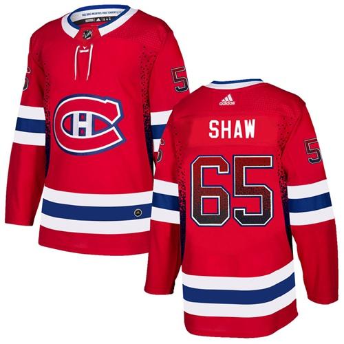 Adidas Canadiens #65 Andrew Shaw Red Home Authentic Drift Fashion Stitched NHL Jersey Adidas Canadiens #65 Andrew Shaw Red Home Authentic Drift Fashion Stitched NHL Jersey