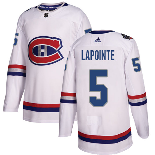 Adidas Canadiens #5 Guy Lapointe White Authentic 2017 100 Classic Stitched NHL Jersey Adidas Canadiens #5 Guy Lapointe White Authentic 2017 100 Classic Stitched NHL Jersey