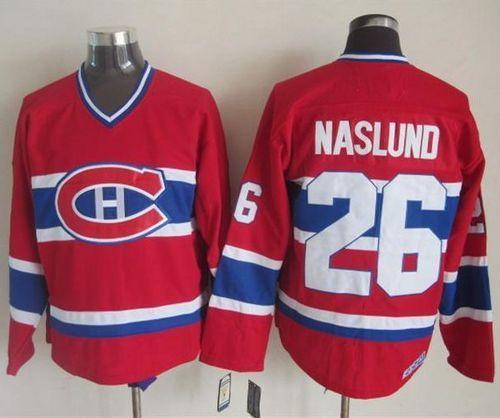 Canadiens #26 Mats Naslund Red CCM Throwback Stitched NHL Jersey Canadiens #26 Mats Naslund Red CCM Throwback Stitched NHL Jersey