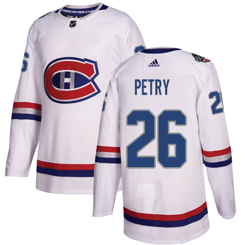 Adidas Canadiens #26 Jeff Petry White Authentic 2017 100 Classic Stitched NHL Jersey Adidas Canadiens #26 Jeff Petry White Authentic 2017 100 Classic Stitched NHL Jersey